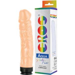 Dildo Pride Fun envase de lubricante Aqua 300 ml con forma realista