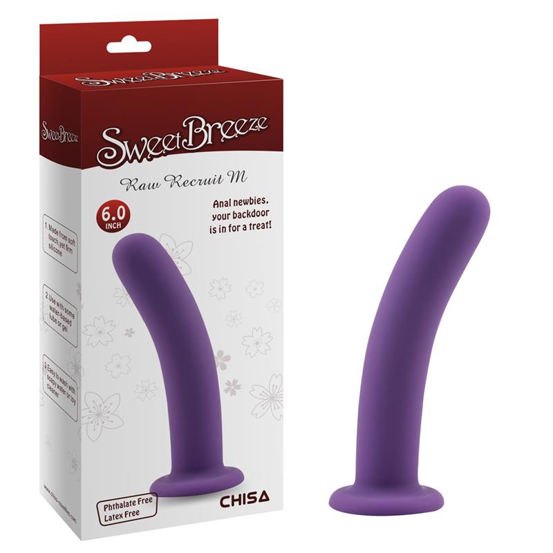 Dildo Raw Recruit Talla M Púrpura