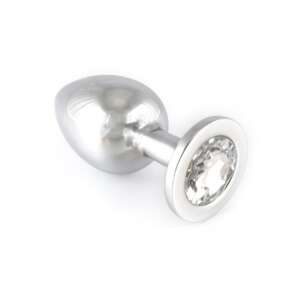 Plug Anal Acero Inoxidable Transparente