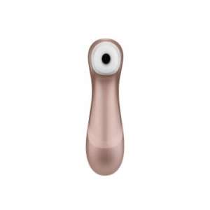 Satisfyer Pro 2 Next Gen succionador de clítoris con tecnología Air-Pulse en color oro rosa.